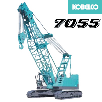xe cẩu xích 55 tấn kobelco 7055
