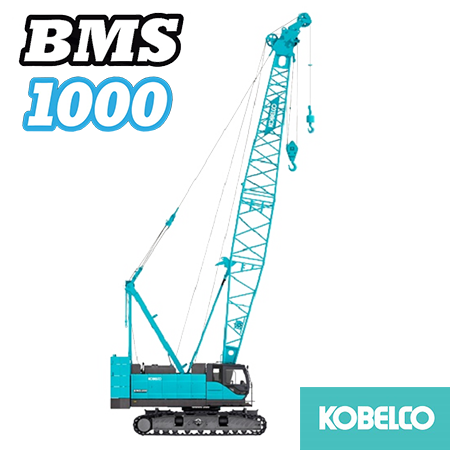 xe cẩu xích 100 tấn kobelco bms1000