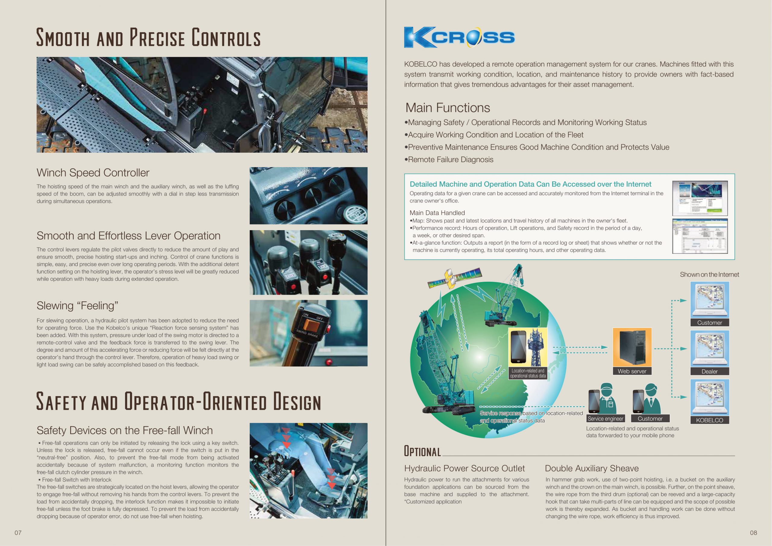 xe cẩu xích 80 tấn kobelco bms800