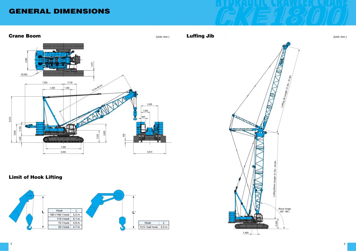 Xe cẩu xích 180 tấn Kobelco CKE 1800-1F làm nặng Xe cẩu xích 180 tấn Kobelco CKE 1800-1F làm nặng