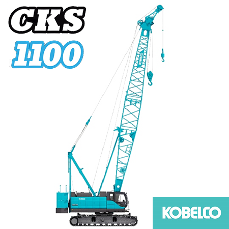 xe cẩu xích 110 tấn kobelco cks1100