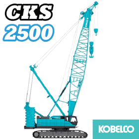 xe cẩu xích 250 tấn kobelco cks2500