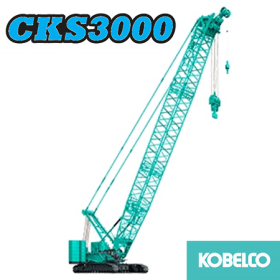 xe cẩu xích 300 tấn 350 tấn kobelco cks3000