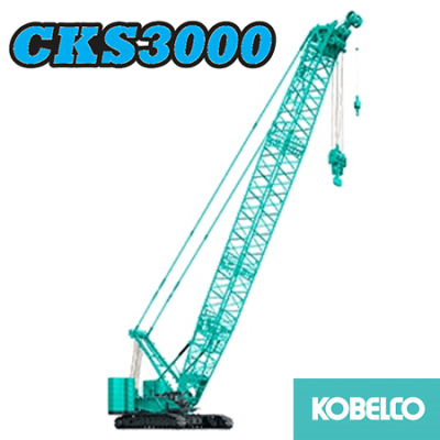 xe cẩu xích 300 tấn 350 tấn kobelco cks3000