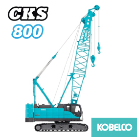 xe cẩu xích 80 tấn kobelco cks800