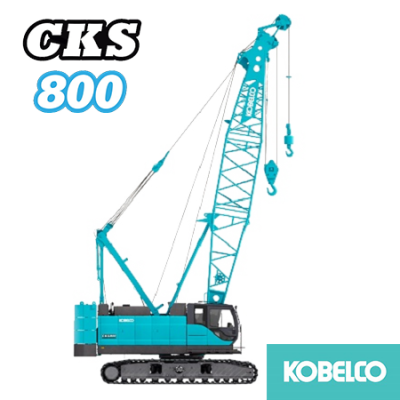 xe cẩu xích 80 tấn kobelco cks800