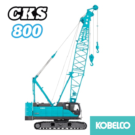 xe cẩu xích 80 tấn kobelco cks800