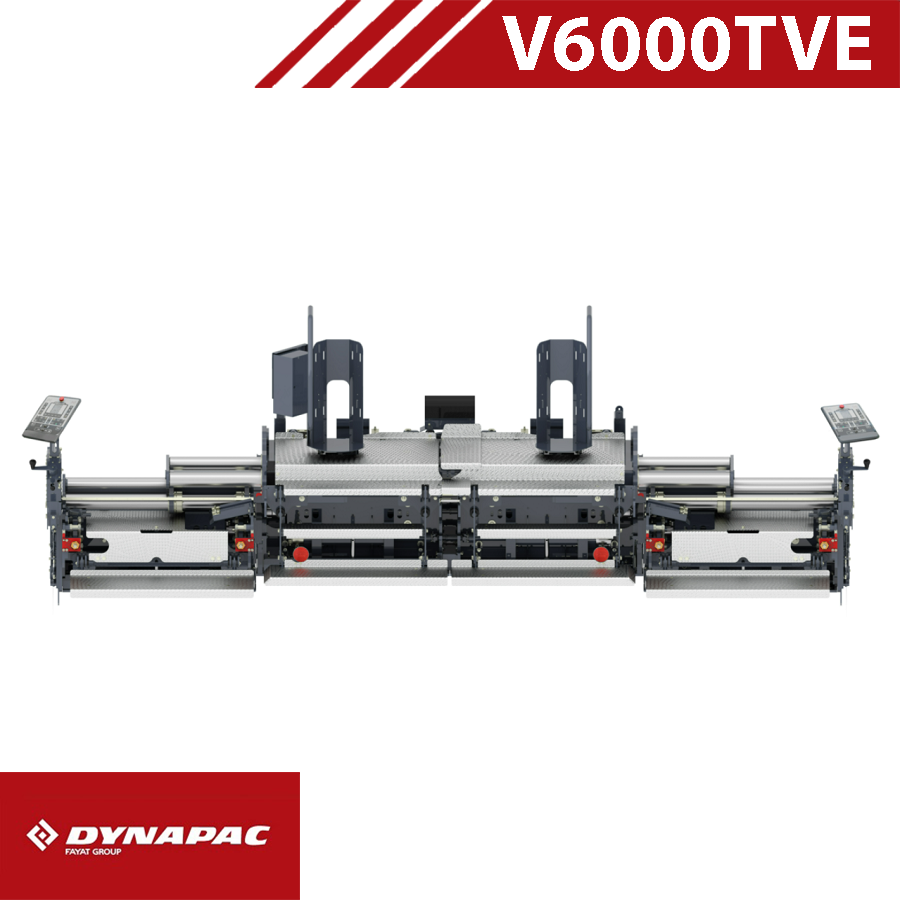 bàn đầm máy rải dynapac v6000tve