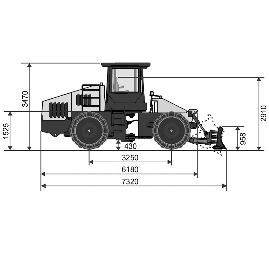 máy đầm rác dynapac ct3000 thụy điển