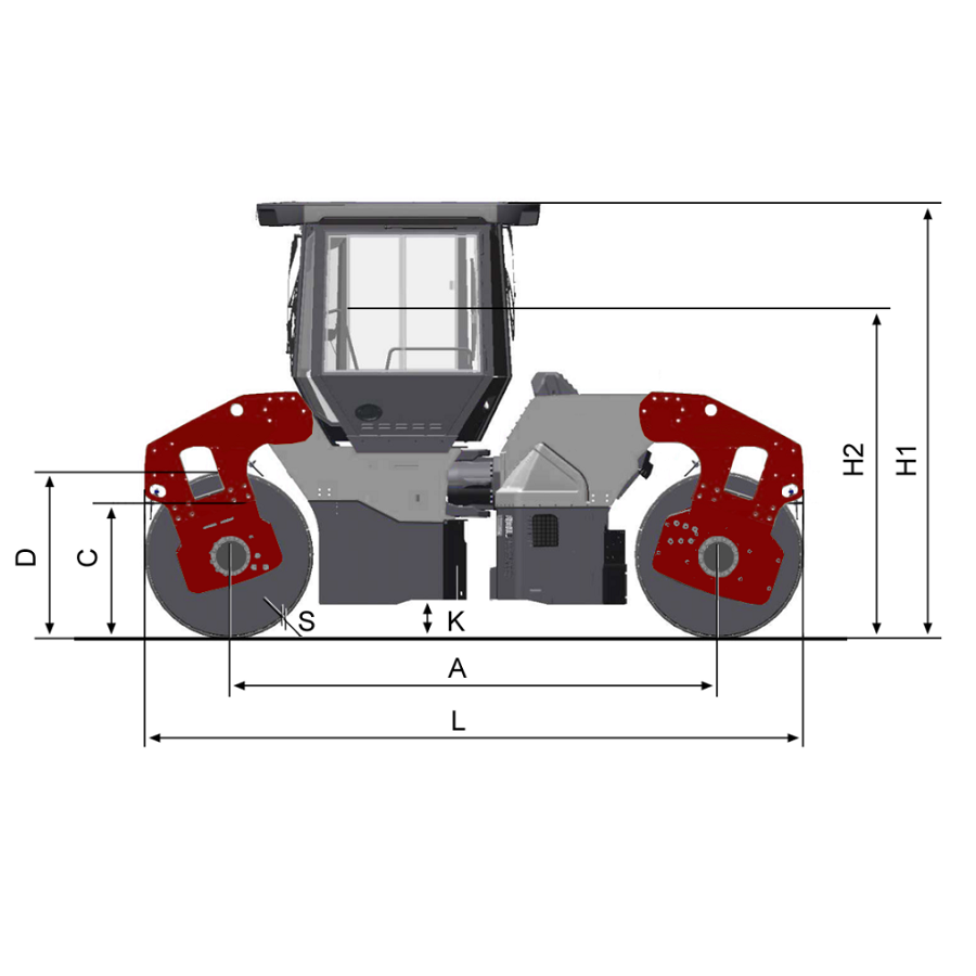 xe lu hai bánh thép dynapac cc2200