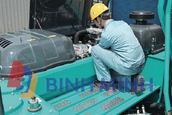 bảo dưỡng máy đào kobelco