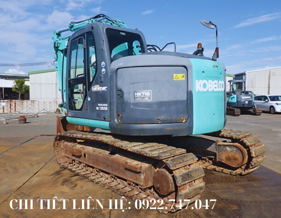 MÁY ĐÀO KOBELCO ĐÃ QUA SỬ DỤNG SK135SR-2, GẦU 0.5 M3 - Ảnh 4
