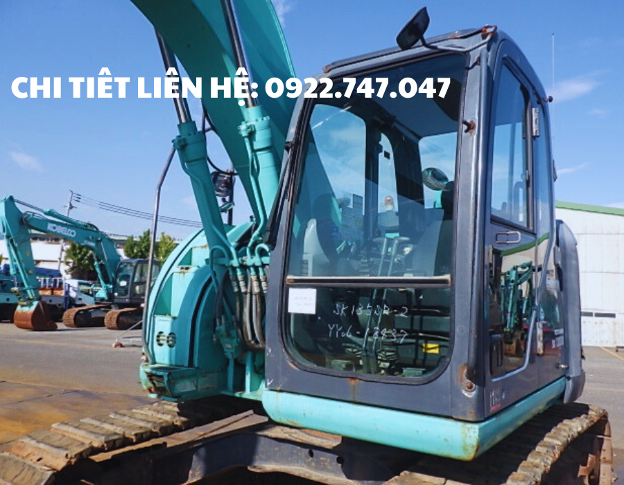 MÁY ĐÀO KOBELCO ĐÃ QUA SỬ DỤNG SK135SR-2, GẦU 0.5 M3 - Ảnh 2