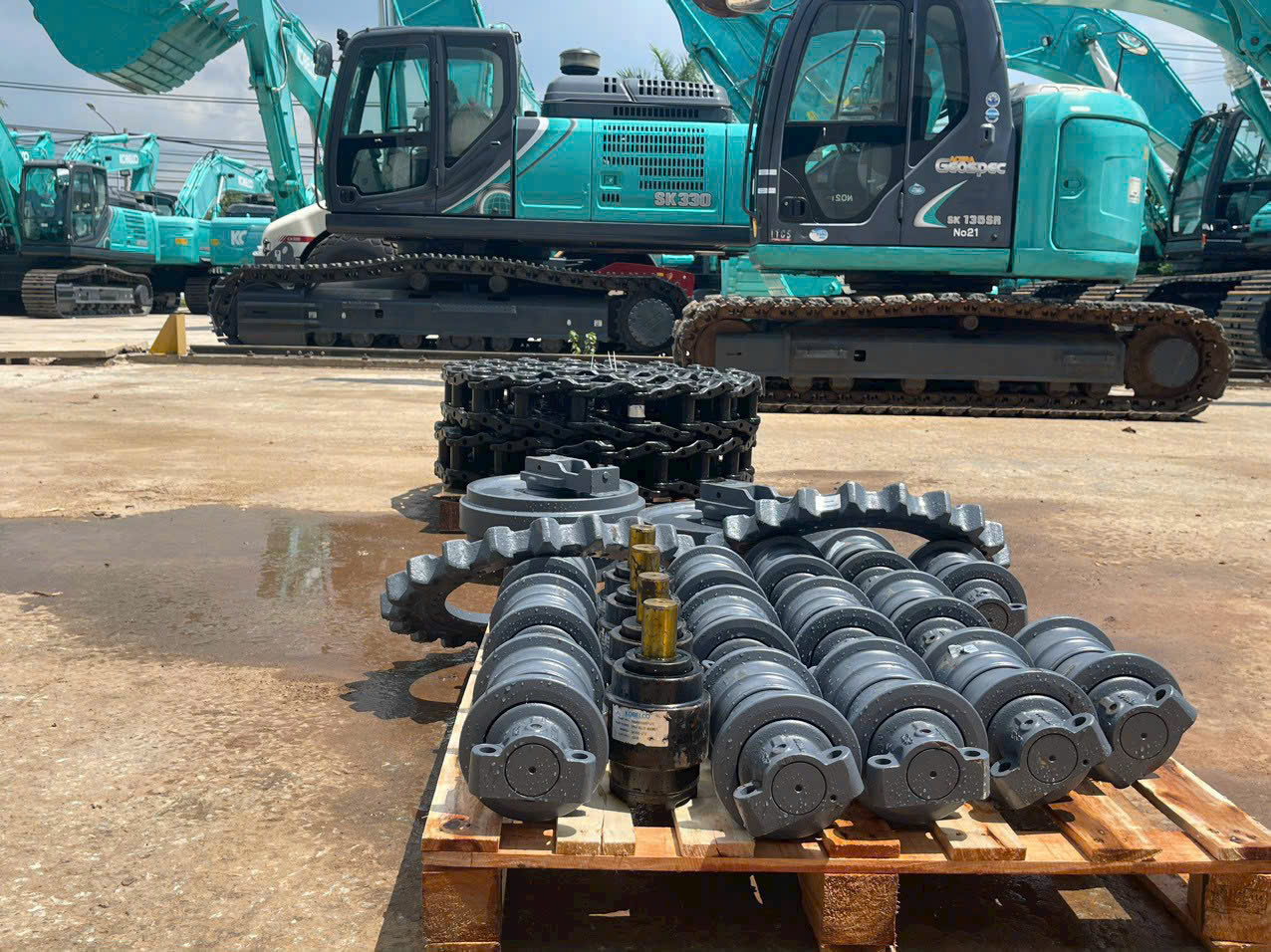 phụ tùng máy đào kobelco