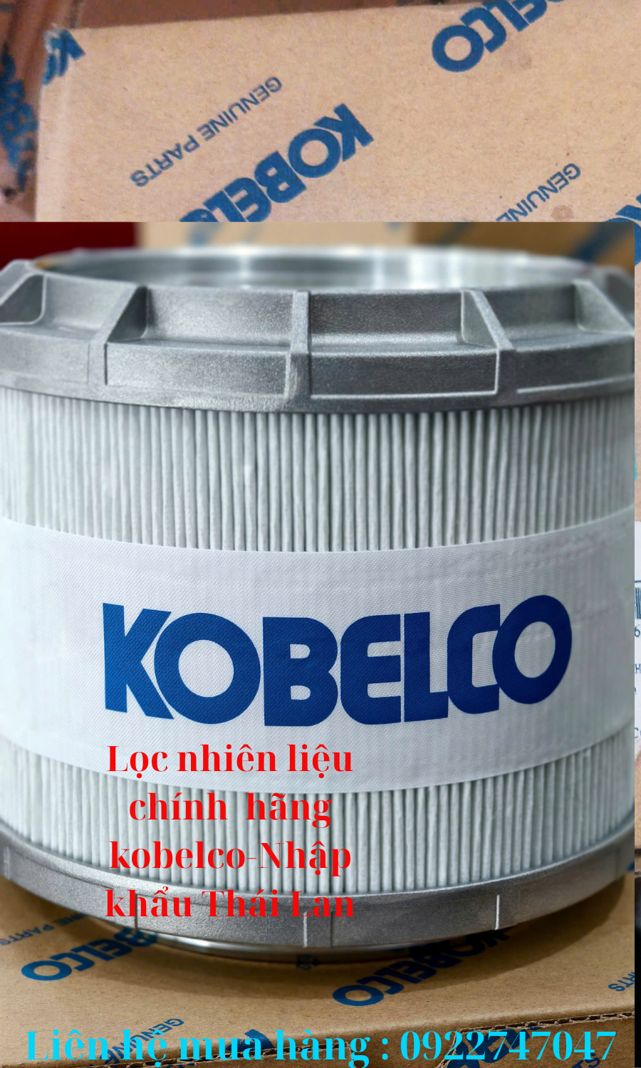 Mua lọc hồi thủy lực chính hãng máy kobelco SK200, SK330, SK480, SK500 - Ảnh 4
