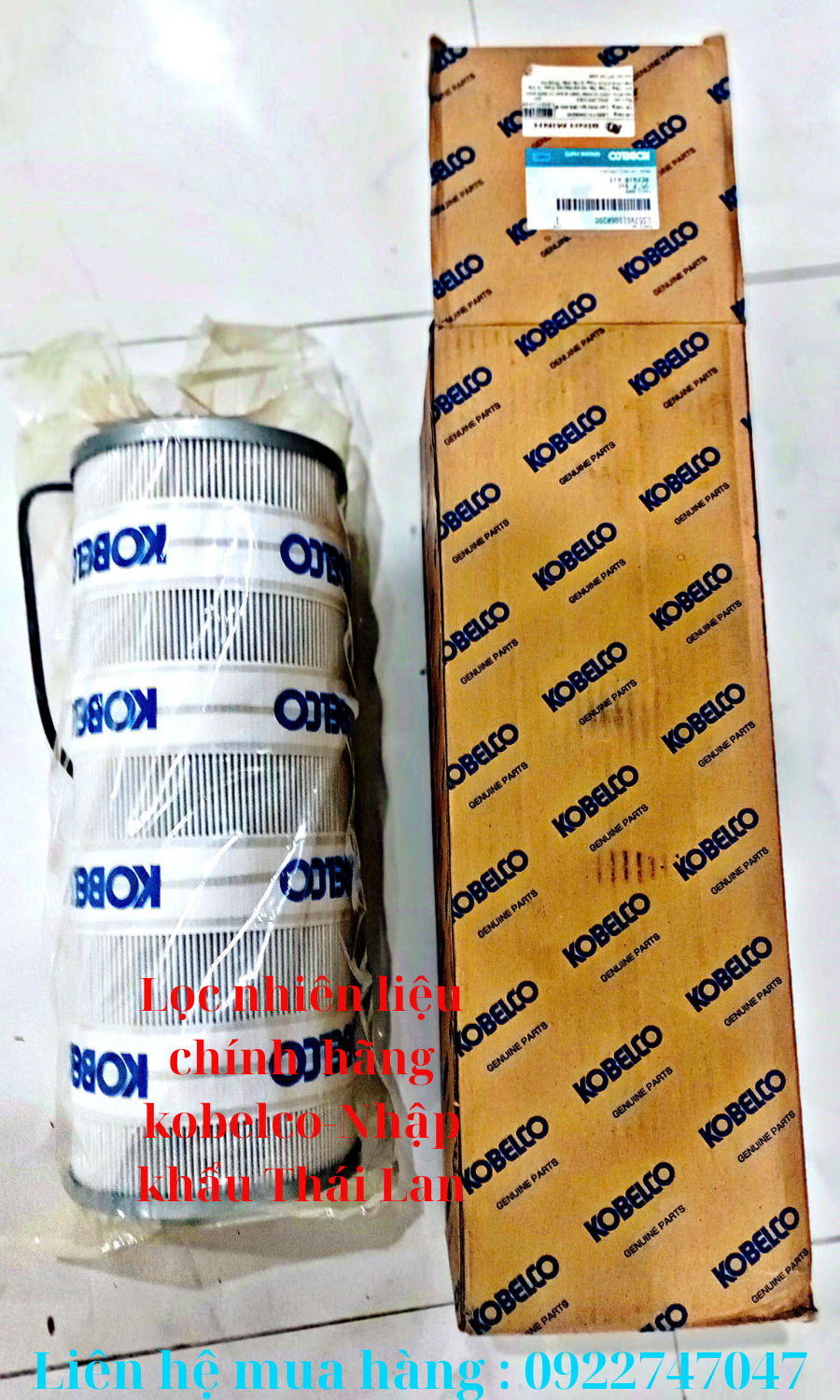 Mua lọc hồi thủy lực chính hãng máy kobelco SK200, SK330, SK480, SK500 - Ảnh 3